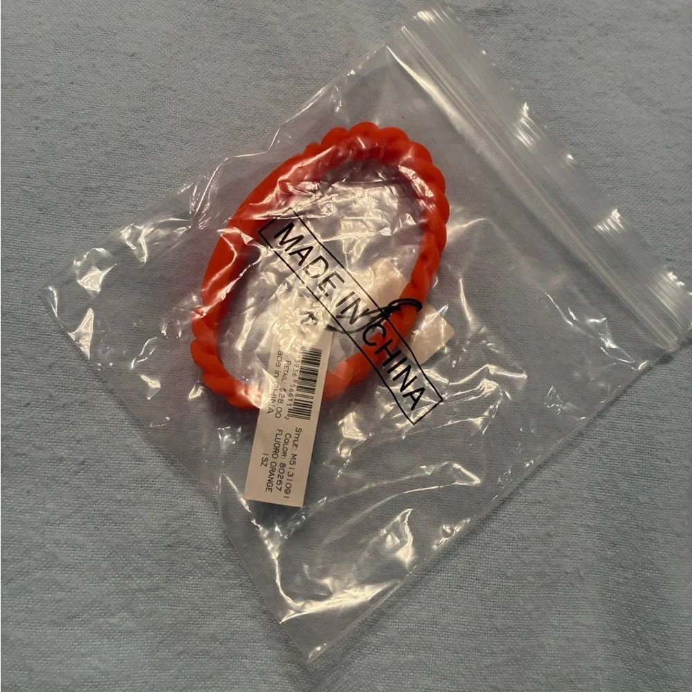 Marc by Marc Jacobs Braided Bracelet in color fluoro orange - Picture 8 of 8